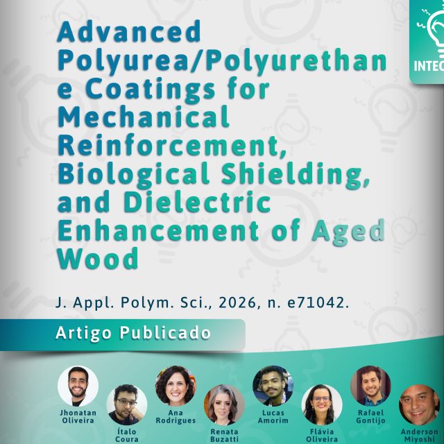Artigo publicado! ✅📝
É com muita satisfação que anunciamos mais uma publicação científica, desenvolvida em colaboração com a Energisa e com a UFMG! No artigo intitulado “Advanced Polyurea/Polyurethane Coatings for Mechanical Reinforcement, Biological Shielding, and Dielectric Enhancement of Aged Wood”, foram avaliados revestimentos de poliureia e poliuretano para recuperação e proteção de cruzetas de madeira utilizadas em redes de distribuição de energia elétrica.
Os resultados destacaram o potencial dos polímeros para melhorar o desempenho mecânico, atuar como barreira antimicrobiana e aumentar a proteção dielétrica da madeira.
É a química de materiais poliméricos contribuindo para o desenvolvimento de soluções inovadoras para o setor elétrico! ⚡🪵
Se interessou? Acesse o artigo e saiba mais!
#poliuretano #poliureia #setorelétrico
