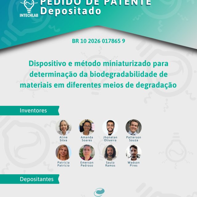 Patente depositada! ✅⚙️

É com grande entusiasmo que compartilhamos mais uma patente desenvolvida em nosso laboratório: “Dispositivo e método miniaturizado para determinação da biodegradabilidade de materiais em diferentes meios de degradação”.

A invenção descreve um dispositivo miniaturizado e um método analítico para determinação da biodegradabilidade de materiais em diferentes meios, permitindo a avaliação quantitativa do processo por meio da análise direta dos produtos gasosos gerados utilizando cromatografia
gasosa acoplada a detector por descarga de barreira dielétrica (GC-BID). 🧪

Se interessou? Conta pra gente nos comentários!

#patente #biodegradação #cromatografia